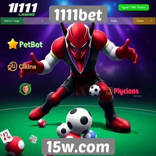 A variedade de jogos disponíveis no 1111bet
